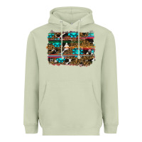 Matcha western background Heavyweight Hoodie - RanaPortraitStore