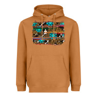 Meerkat western background Heavyweight Hoodie - RanaPortraitStore