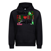 Black santa's favorite nail tech Urban Hoodie - AdoDesignShop