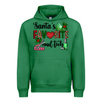 Emerald santa's favorite nail tech Urban Hoodie - AdoDesignShop
