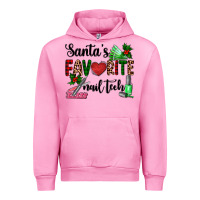 Fuchsia Pink santa's favorite nail tech Urban Hoodie - AdoDesignShop