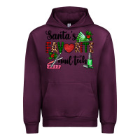 Mauve Wine santa's favorite nail tech Urban Hoodie - AdoDesignShop