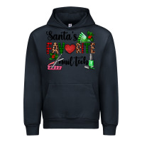 Navy santa's favorite nail tech Urban Hoodie - AdoDesignShop