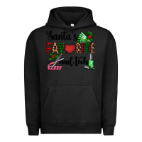 Pigment Black santa's favorite nail tech Urban Hoodie - AdoDesignShop