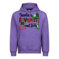 Tulip santa's favorite nail tech Urban Hoodie - AdoDesignShop