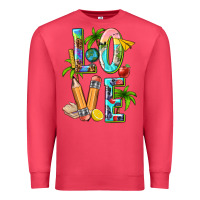 Cardinal summer love teacher Premium Sweatshirt - texasbilliewilder