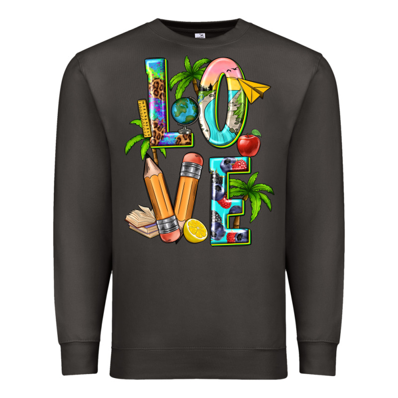 Summer Love Teacher Premium Sweatshirt by texasbilliewilder | Teevron