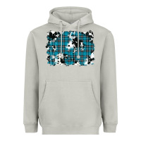 Moon Dust winter plaid cowhide pattern background Heavyweight Hoodie - RanaPortraitStore