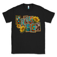 Black Western Blessed Classic Tee - FaDigitalArtStudio