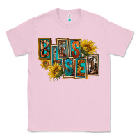 Bubblegum Pink Western Blessed Classic Tee - FaDigitalArtStudio