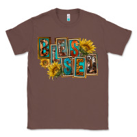 Chestnut Western Blessed Classic Tee - FaDigitalArtStudio
