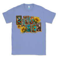 Colony Blue Western Blessed Classic Tee - FaDigitalArtStudio