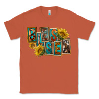 Copper Western Blessed Classic Tee - FaDigitalArtStudio