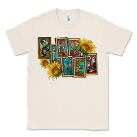 Natural Western Blessed Classic Tee - FaDigitalArtStudio