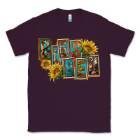 Plum Western Blessed Classic Tee - FaDigitalArtStudio