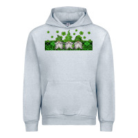 Heather Grey st patricks gnomes Urban Hoodie - Jasminsmagicworld