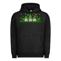 Pigment Black st patricks gnomes Urban Hoodie - Jasminsmagicworld
