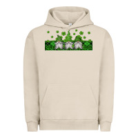 Pigment French Oak st patricks gnomes Urban Hoodie - Jasminsmagicworld