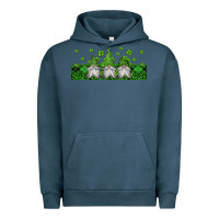 Pigment Midnight Navy st patricks gnomes Urban Hoodie - Jasminsmagicworld