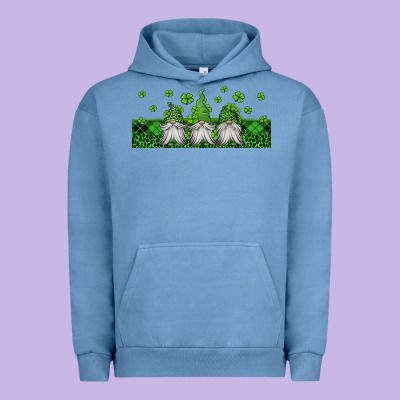 St Patricks Gnomes Urban Hoodie Designed By Jasminsmagicworld