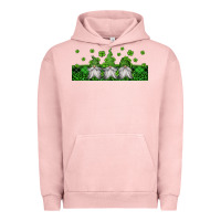 Pigment Salmon st patricks gnomes Urban Hoodie - Jasminsmagicworld