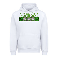 White st patricks gnomes Urban Hoodie - Jasminsmagicworld
