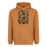 Meerkat western  background Heavyweight Hoodie - RanaPortraitStore