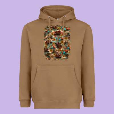 Heavyweight Hoodie western  background