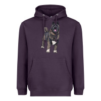 Plum American akita Heavyweight Hoodie - RanaPortraitStore