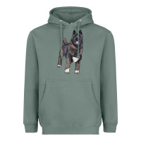 Sage American akita Heavyweight Hoodie - RanaPortraitStore