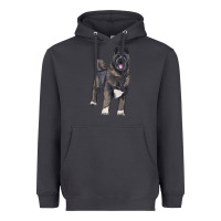 Smoke American akita Heavyweight Hoodie - RanaPortraitStore