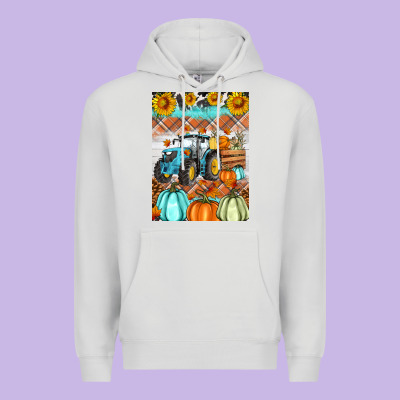 Fall Farm Tractor Air Freshener Premium Hoodie Designed By Artiststas