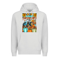 Dove Grey fall farm tractor air freshener Premium Hoodie - Artiststas