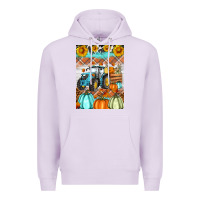 Lilac fall farm tractor air freshener Premium Hoodie - Artiststas