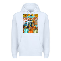 White fall farm tractor air freshener Premium Hoodie - Artiststas