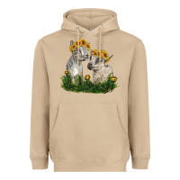 Mushroom baby goats Heavyweight Hoodie - RanaPortraitStore