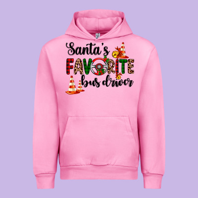 Santa's Favorite Bus Driver Urban Hoodie Designed By Adodesignshop