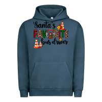 Pigment Midnight Navy santa's favorite bus driver Urban Hoodie - AdoDesignShop