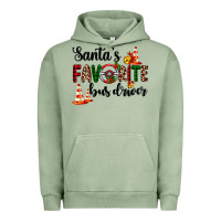 Pigment Oil Green santa's favorite bus driver Urban Hoodie - AdoDesignShop