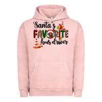 Pigment Salmon santa's favorite bus driver Urban Hoodie - AdoDesignShop