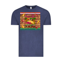 Vintage Denim cinco de taco paper serape leopard wooden Vintage Tee - Artiststas