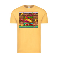 Vintage Mustard cinco de taco paper serape leopard wooden Vintage Tee - Artiststas