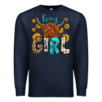 Navy hay girl Premium Sweatshirt - Zillion Design Studio