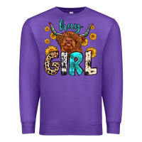 Purple hay girl Premium Sweatshirt - Zillion Design Studio