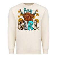 Sandshell hay girl Premium Sweatshirt - Zillion Design Studio