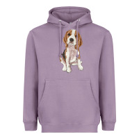 Lavender beagle Heavyweight Hoodie - RanaPortraitStore