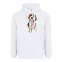 White beagle Heavyweight Hoodie - RanaPortraitStore