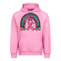 Fuchsia Pink ribbon rainbow Urban Hoodie - JahusDesignShop