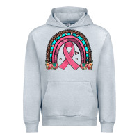 Heather Grey ribbon rainbow Urban Hoodie - JahusDesignShop