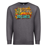 Charcoal Heather desert dreamer Premium Sweatshirt - Zillion Design Studio